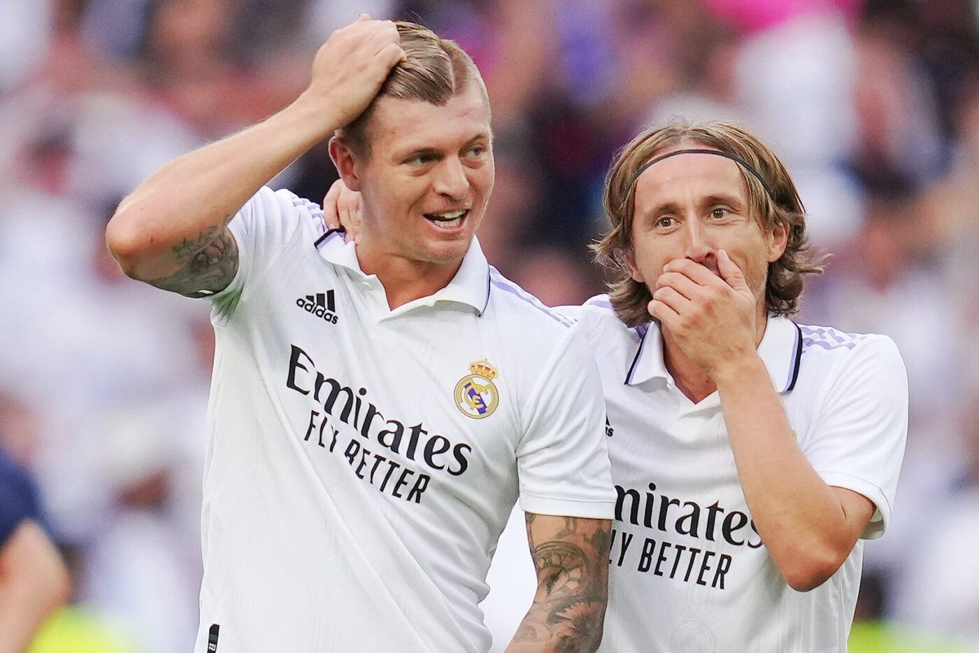 Luka Modric và Toni Kroos tại Real Madrid